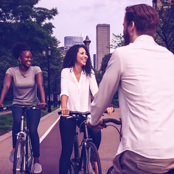 Weekend Cycling Habits of Healthy Urban Professionals